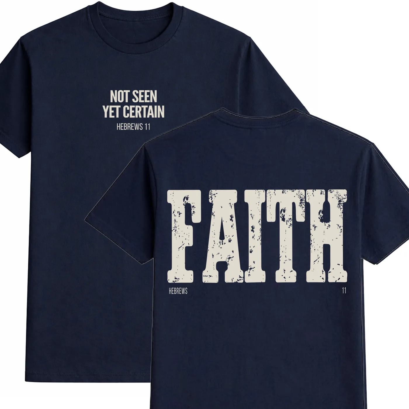 FAITH Classic Tee in Navy